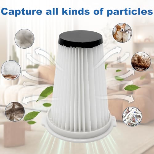 4er Set HEPA Filter für Kenmore K3000 10438 DS4015 DS4030, Einhell TE-SV18 Staubsauger - Ersatzfilter & 1 Reinigungsbürste, Perfekte Passform für Effiziente Filtration und Sauberkeit