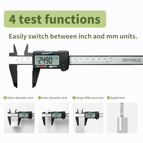 image for SCITOOLS Digital Caliper 0-6