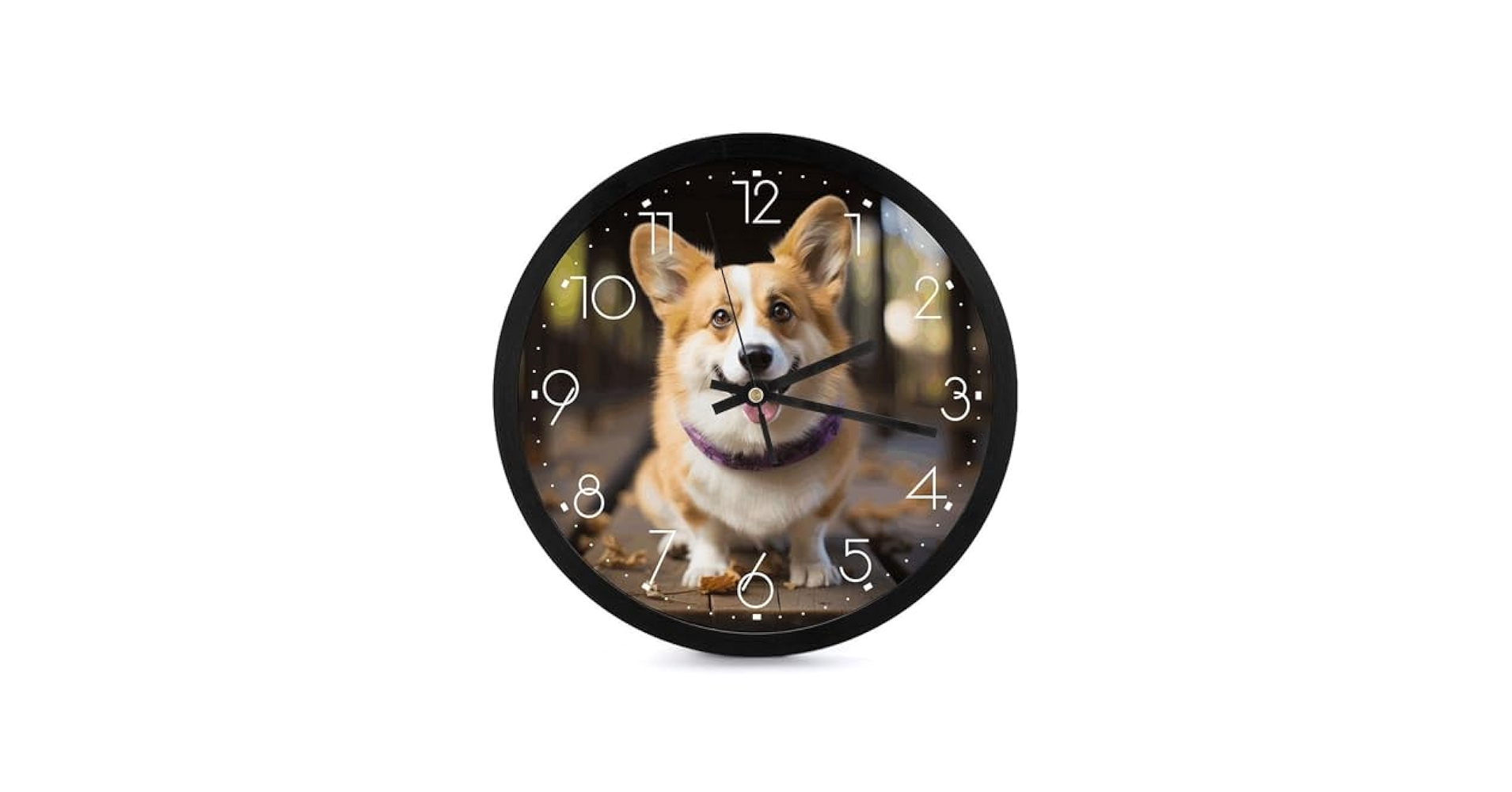 コーギー壁掛け時計 CHUBBY HIP - ウェルシュ・コーギー 掛け時計 壁掛け時計