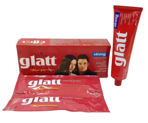4PC Glatt Schwarzkopf Efficient Hair Straightener Cream for Curly Frizzy Hair 4PC Glatt Schwarzkopf Efficient Hair Straightener Cream for Curly Frizzy Hair