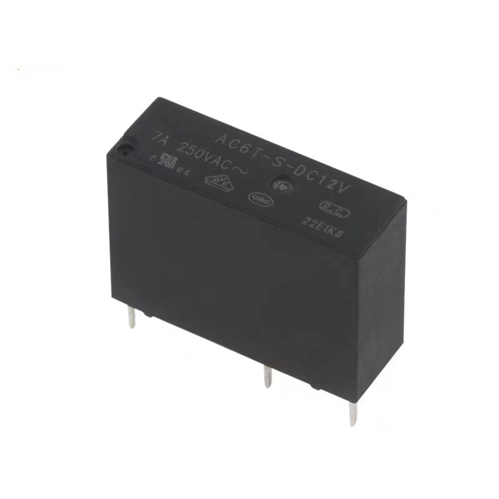 AERBNYEQP 1PCS Relay AC6T-S-DC5V AC6T-S-DC12V AC6T-S-DC24V(Ac6t-s-dc12v)
