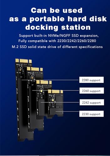 JMT Caja Externa para SSD M.2 NGFF NVM E USB-C miniatura 2