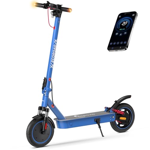 Electric Scooter for Adults, 30-32Miles Long Range Electric Scooters, 500W-750W Motor & 21-25MPH Adults Commuting Scooters, 10" Tires, Lightweight Fol