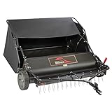 Brinly 54' Tow-Behind Combo Lawn Sweeper with Dethatcher and Hamper Windscreen