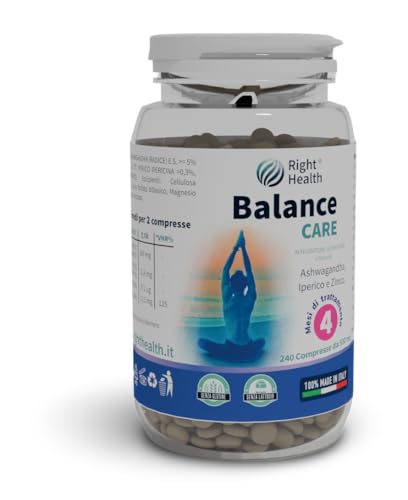 BALANCE CARE: 240 compresse (4 Mesi) 600 mg Ashwagandha 5%
