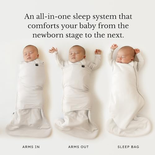 Image of KYTE BABY Unisex Rayon Made from Bamboo Sleep Bag Swaddler for Babies, 1.0 Tog