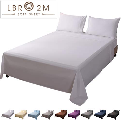 LBRO2M Bed Sheet Set Full Size 16 Inches Deep Pocket 1800 Thread Count