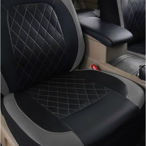 Voiture Ensembles De Housses De Siège pour Dacia Dokker/Duster/Duster Van/Jogger Extreme/Lodgy 2000-2023 2024, Confortable Respirant Housse Siege Voiture Protection Accessoire,Grey