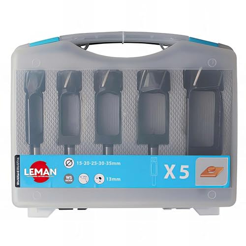 COFFRET 5 MECHES A BOUCHONNER Q13 D15/20/25/30/35 Acier