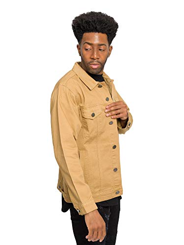 Image of VICTORIOUS Men's Distressed Denim Jacket