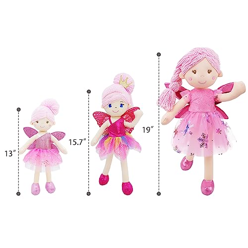 Muñecas de Hadas Julián Garden Pack de 3 12 pulgadas miniatura 7