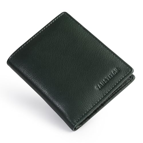 Image of TANSTITCH Slim Leather Wallet || Compact,Minimalist & Thin Wallet || RFID Protected || Front Pocket Carry