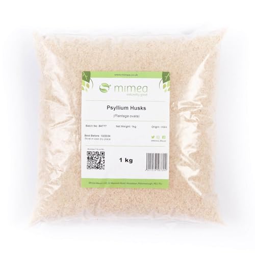 Mimea Psyllium Husks | 1kg | Quality Ingredients | High in Fibre | Natural Source of Fibre | Natural Gentle Laxative