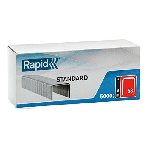 Preisvergleich Produktbild Rapid 40108658 Heftklammern 53 / 8mm Standard, verzinkt, 5000 Stück