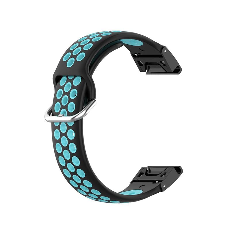 Bracelet silicone 26mm Garmin Fenix 7X 6X Pro 5X Plus 3HR 945 XL