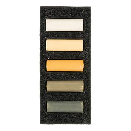 Rembrandt Professional Soft Pastel Set Yellow Ochres, 5 count (Pack of 1) - Image 4