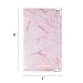 Sonic Server Marble Style Deluxe Server Book for Restaurant Waiter Waitress Waitstaff | Millennial Pink | 9 Pockets Includes Zipper Pouch with Pen Holder | Holds Guest Checks, Money, Order Pad