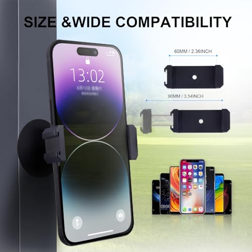 Mechrig Suporte magnético de telefone para motocicleta, base magnética de metal para academia, carro