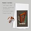 Lantern Press San Francisco, California, Golden Gate Bridge Aerial, (100% Cotton Tea Towel, Decorative Hand Towel, for Kitchen and Home) #2