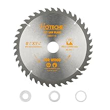 شفرة منشار دائري من 8-1 / 4 بوصة للخشب 40-Tooth Tungsten Carbide-Tipped Blade عالية الأداء منشار المنشار المنشار لمنشار ميتر ومناشير الطاولة مع 1 بوصة ، 13/16 بوصة ، 5/أربور 8 بوصة
