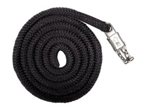 Corde noire HKM 11458 attache au box et soins 180 cm