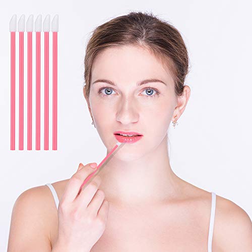 400Pcs Disposable Lip Brushes Lip Gloss Applicators Make Up Brush Lipstick Lip Gloss Wands Makeup Applicators Brushes Applicator Tool Makeup Beauty Tool Kits Disposable Lip Brushes Pink 1 #TOP4