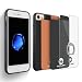 iPhone 7 / 6s / 6 Goat Case Funny Amazing for Selfie [Ring Kickstand Plate] Hands Free Silicone Bumper Rugged Drop Protection Phone Case for Apple iPhone 7 / 6s / 6 - Black