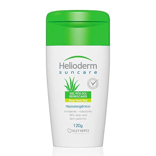 Pós Sol Helioderm Gel Hidratante 98% Aloe Vera 120g