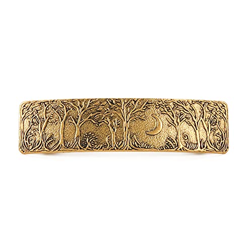 Kkjoy Hair Barrettes Large Hand Crafted Hair Clips Retro Vintage Metal French Hairpins Viking Celtic Knot Hair Accessory Hair Barrettes cover