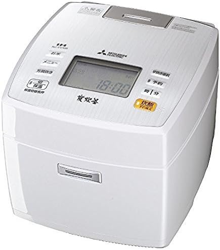 Mitsubishi Electric IH rice cookers bincho Sumisumi ª¤°y 5.5 Go cook Pure White NJ-VV106-W