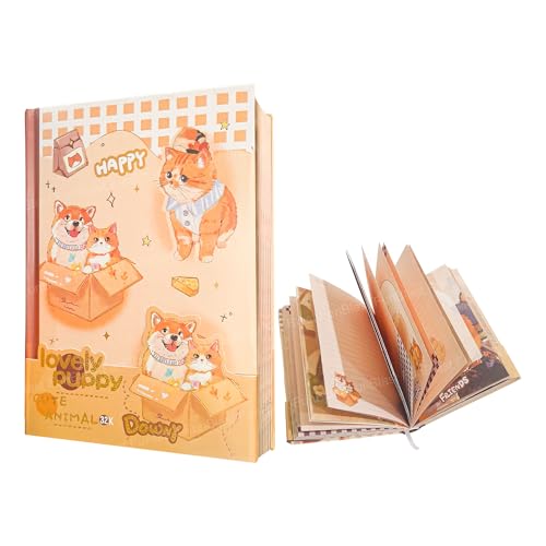 Image of FunBlast Diary for Girls - Animal Print Kawaii Diary for Kids, Journal Diaries for Girls, Notepad for Students Stationary Items, Birthday Gifts- Random Design (128 Sheets) (Random Print Cover)
