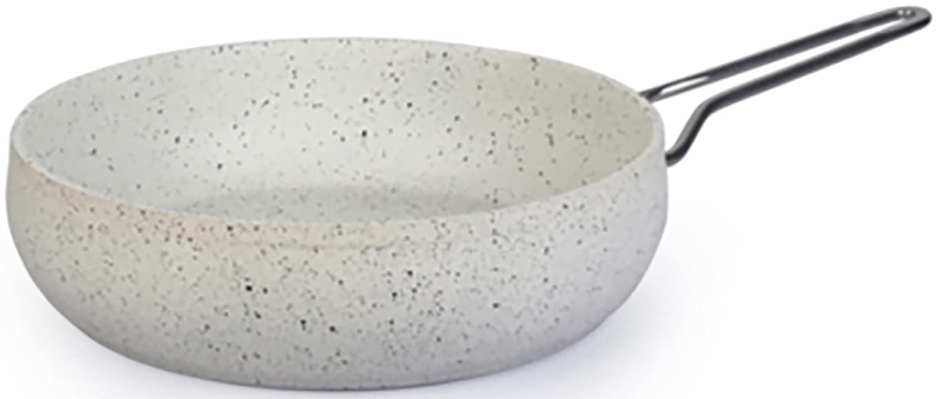 ACAR HOMEHandel Riva Granit White Pan 26 Cm(Flattened Pattern) By Turkey - White