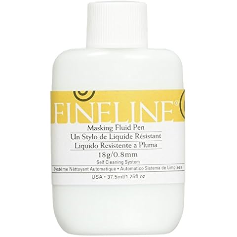 Fineline Applicators Fineline 18ga Std Tip Masking Fluid Pen 1.25oz, 1.25 Fl Oz (Pack of 1) Cover