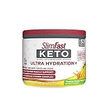 SlimFast Keto Ultra Hydration + (Powder), Tropical Orange Mango, 6.2 Oz, 53 Servings
