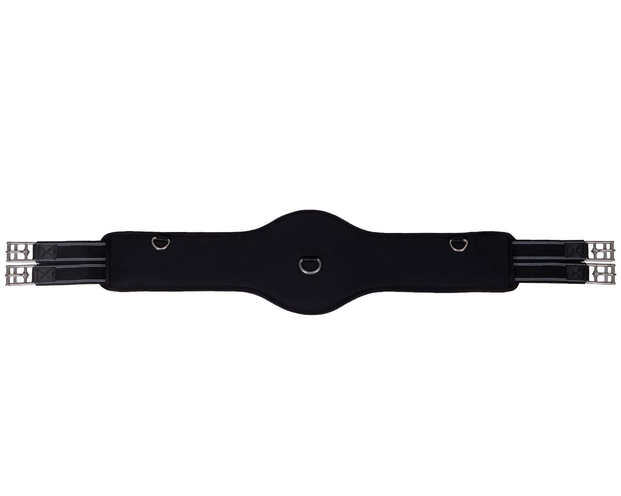 QHP Correa de sillín anatómica (145 cm, negro)