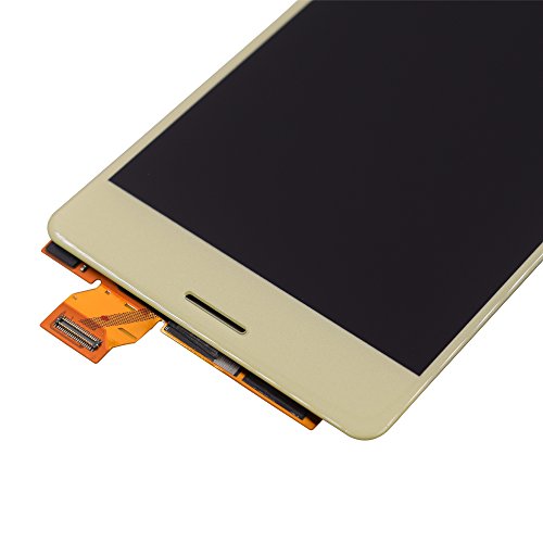Image of LCD Screen Display with Digitizer Touch Panel Without Bezel Frame Compatible with Sony Xperia X PerCompatible withmance F8131 F8132(Golden)