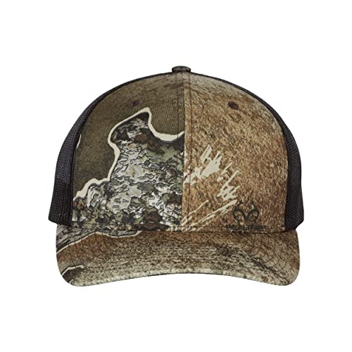 Image of Richardson 112P Patterned Snapback Trucker Hat - Custom Leather Patch Hat | No Minimals | Volume Tiered Pricing