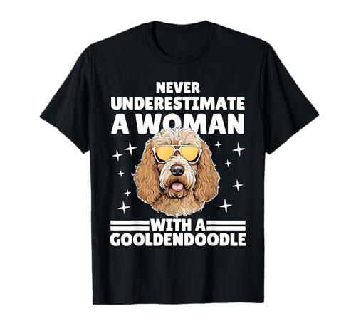Fantastico design Goldendoodle per donne e ragazze amanti dei doodle dorati Maglietta