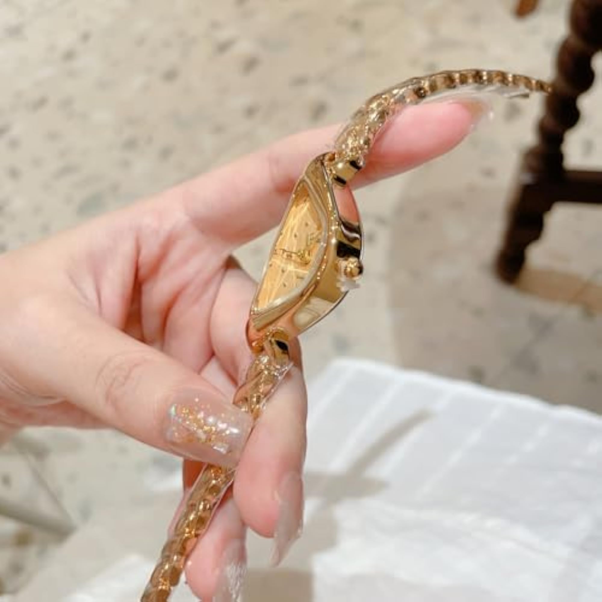 Women's Irregular Shape Bracelet Watch, Elegant Design