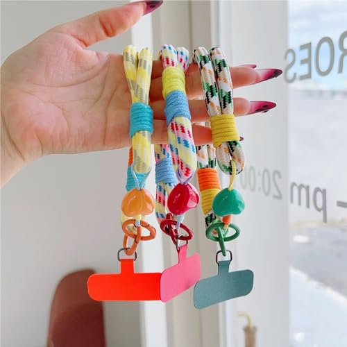 Cordón para teléfono móvil para evitar caídas con pulsera universal corta de muñeca 4