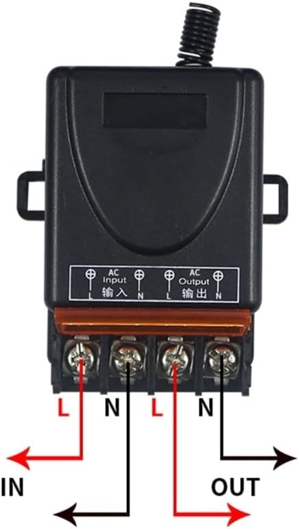 R58A Wireless Remote Switch 1-Channel Multi-Function Remote Controller Transmitter - (Color: R58A4NB1401736-315-A)