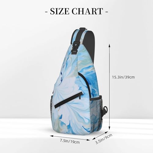 Bolso cruzado negro y blanco para hombres y mujeres miniatura 3