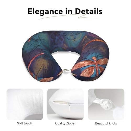 Almohada de viaje espuma viscoelástica 30 cm ajustable miniatura 4