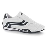 Herren Sneaker Lonsdale Herren Schuhe Turnschuhe Laufschuhe Sneakers Trainers Camden Slip (42, Weiß/Navy)