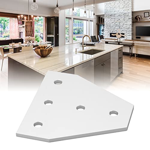 Placa de reparación de aluminio, soporte de metal de 5 orificios para maquinaria 4