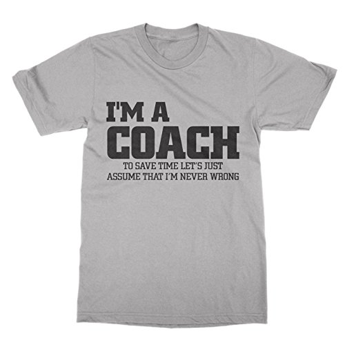 T-shirt I'm a Coach vêtement homme humour textile entraîneur de football