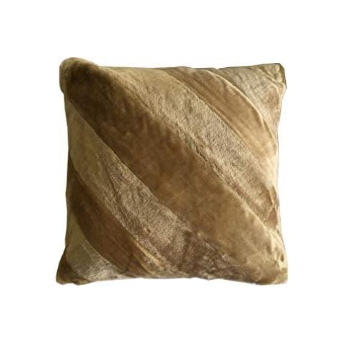 Lancashire Bedding Luxury Camel Faux Fur Cushion Cover Cover