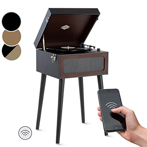 AUNA Sarah Ann – Platine Vinyle, Tourne Disque, 33, 45 et 78 t/MN, Design Mallette, Pieds Amovibles, Enceintes stéréo… - Les Beatles, Paul McCartney, John Lennon, RIngo Starr, George Harrison AUNA Sarah Ann - Platine Vinyle, Tourne Disque, 33, 45 et 78 t/MN, Design Mallette, Pieds Amovibles, Enceintes stéréo…