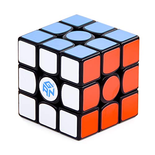Image of Cubelelo GAN 356 Air Master Enhanced Fantasy Version 3x3 Black Speed Cube Magic Cube Puzzle Toy (World Record Edition) Pack of 1, Multicolor