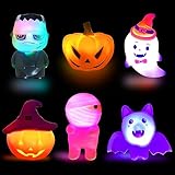 Jofan 6 Pack Halloween Light Up Bath Toys Halloween Toys for Kids Toddlers Boys Girls Halloween Party Favors Halloween Treat Bags Gifts
